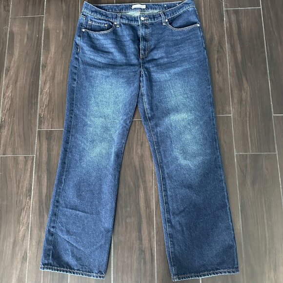 LOFT Denim - Loft Woman's The Slouchy Boyfriend Classic Blue Jeans